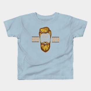 Hipster 2018 Modern Man have a Beard Kids T-Shirt